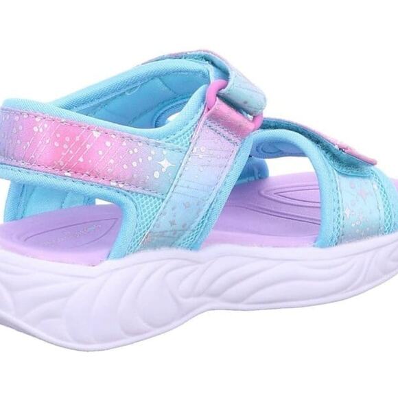 Sketchers kids Unicorn dreams light up sandals toddler girls size 8 NEW!! - Picture 4 of 9
